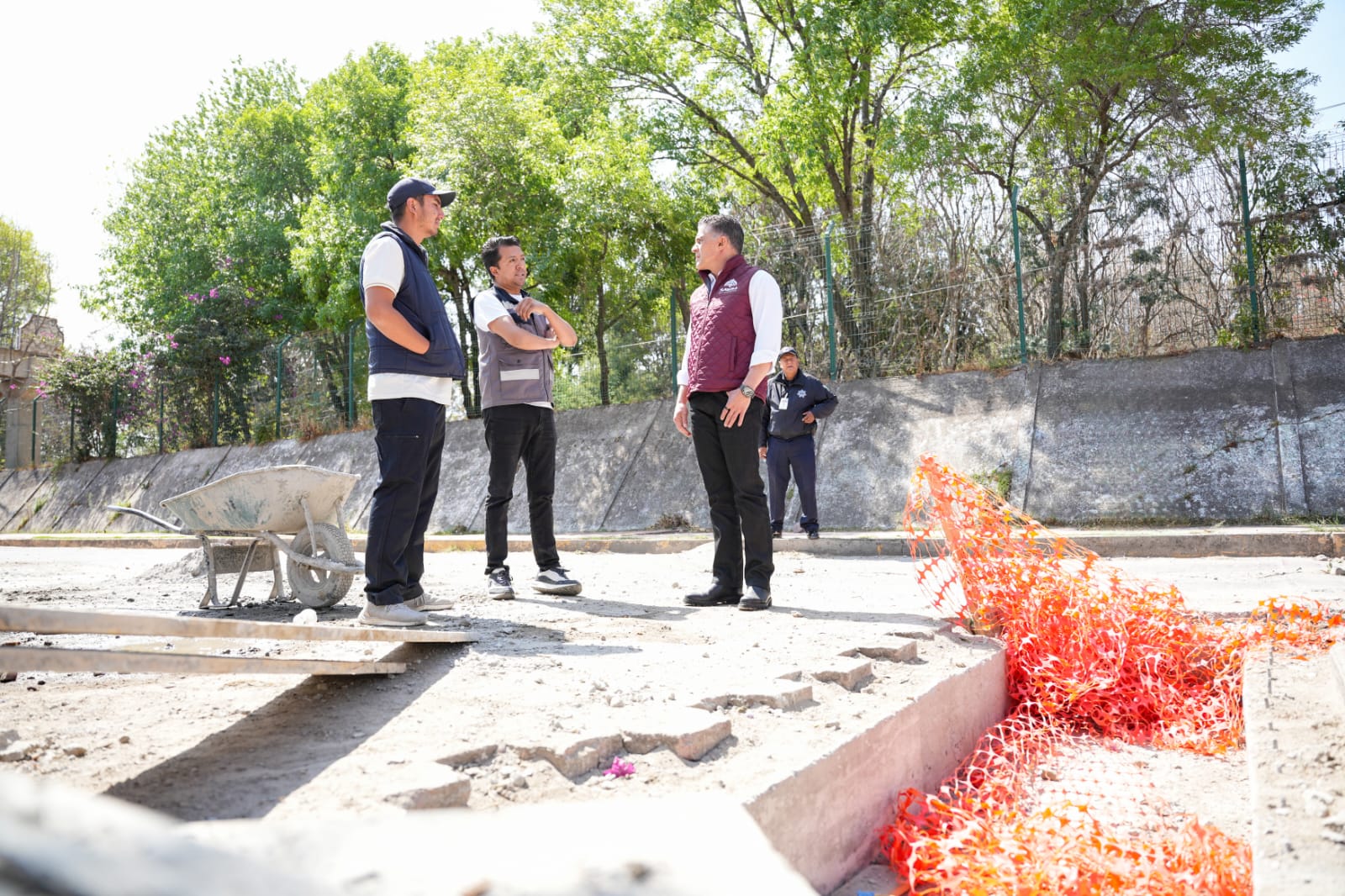 Supervisa Alfonso Sánchez García avances en obras de la avenida Ribereña previo a la temporada de lluvias